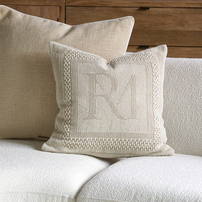 Monogram Jacquard PillowCover 50x50