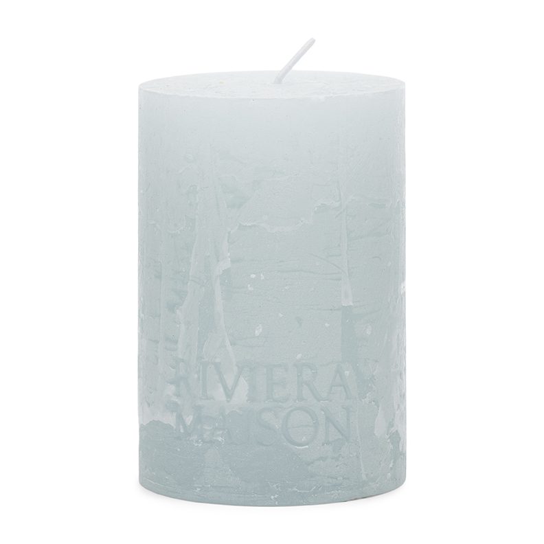 Pillar Candle light blue 7x10