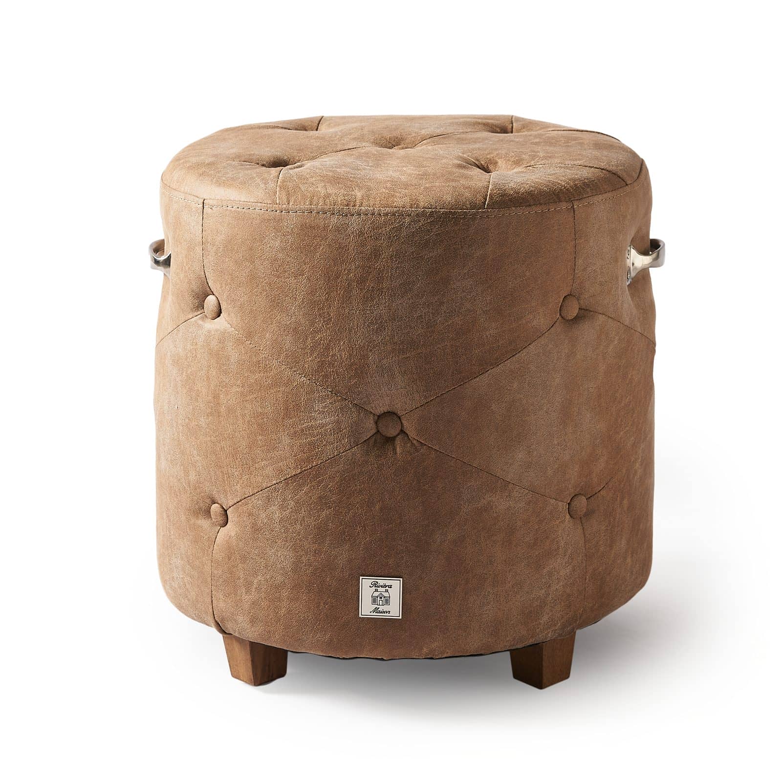 Bowery Footstool Pellini Camel