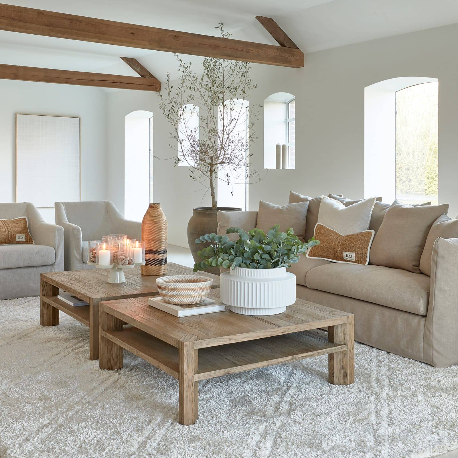 Monza Coffee Table, 100x100 cm