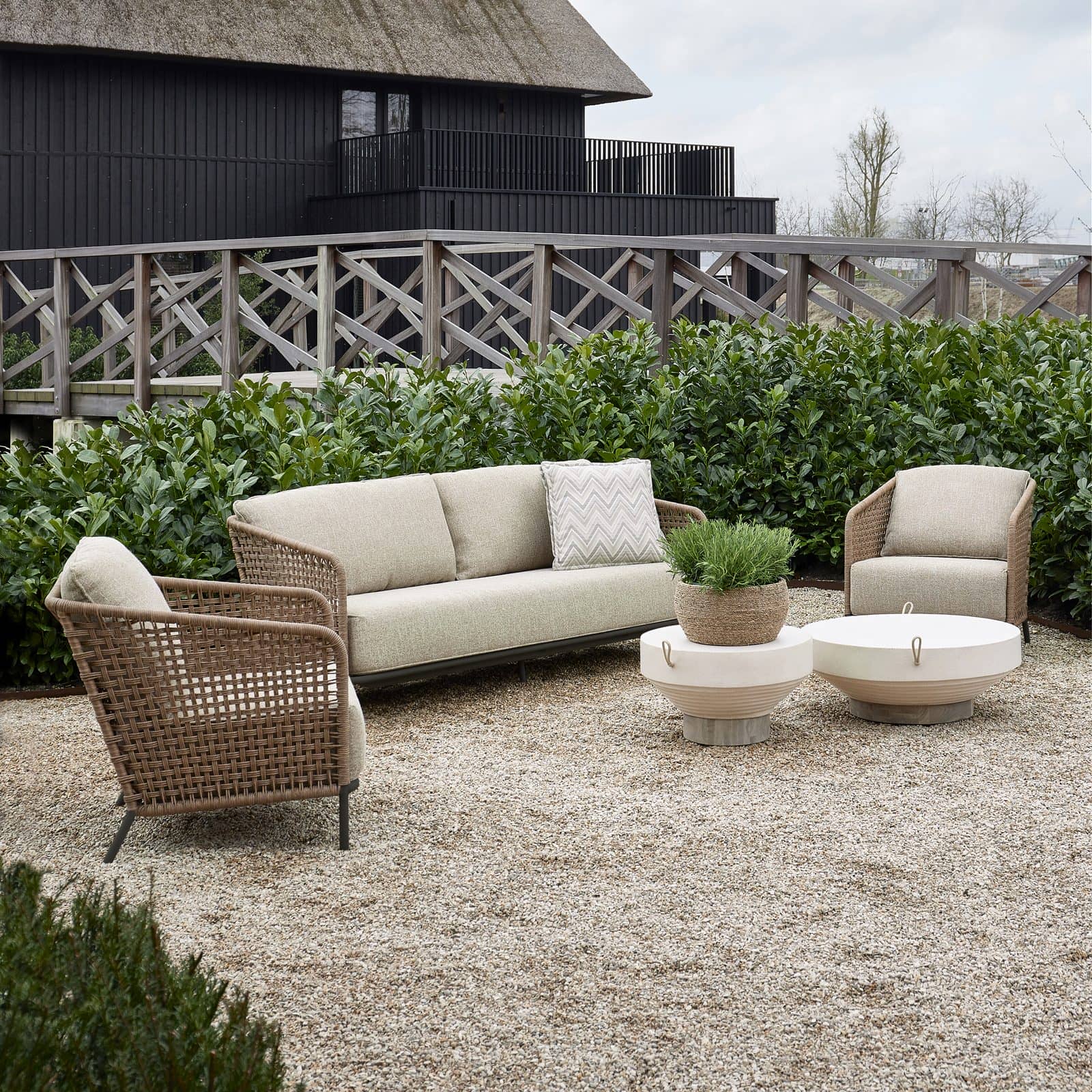 hagemøbler Rivièra Maison Sanur Outdoor Lounge Chair