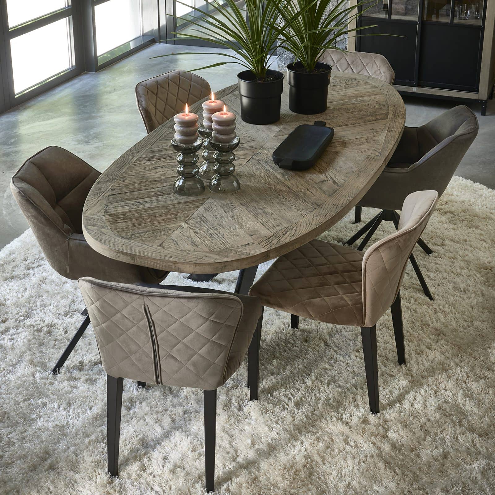 Isabelle Dining Chair, velvet III, golden mink