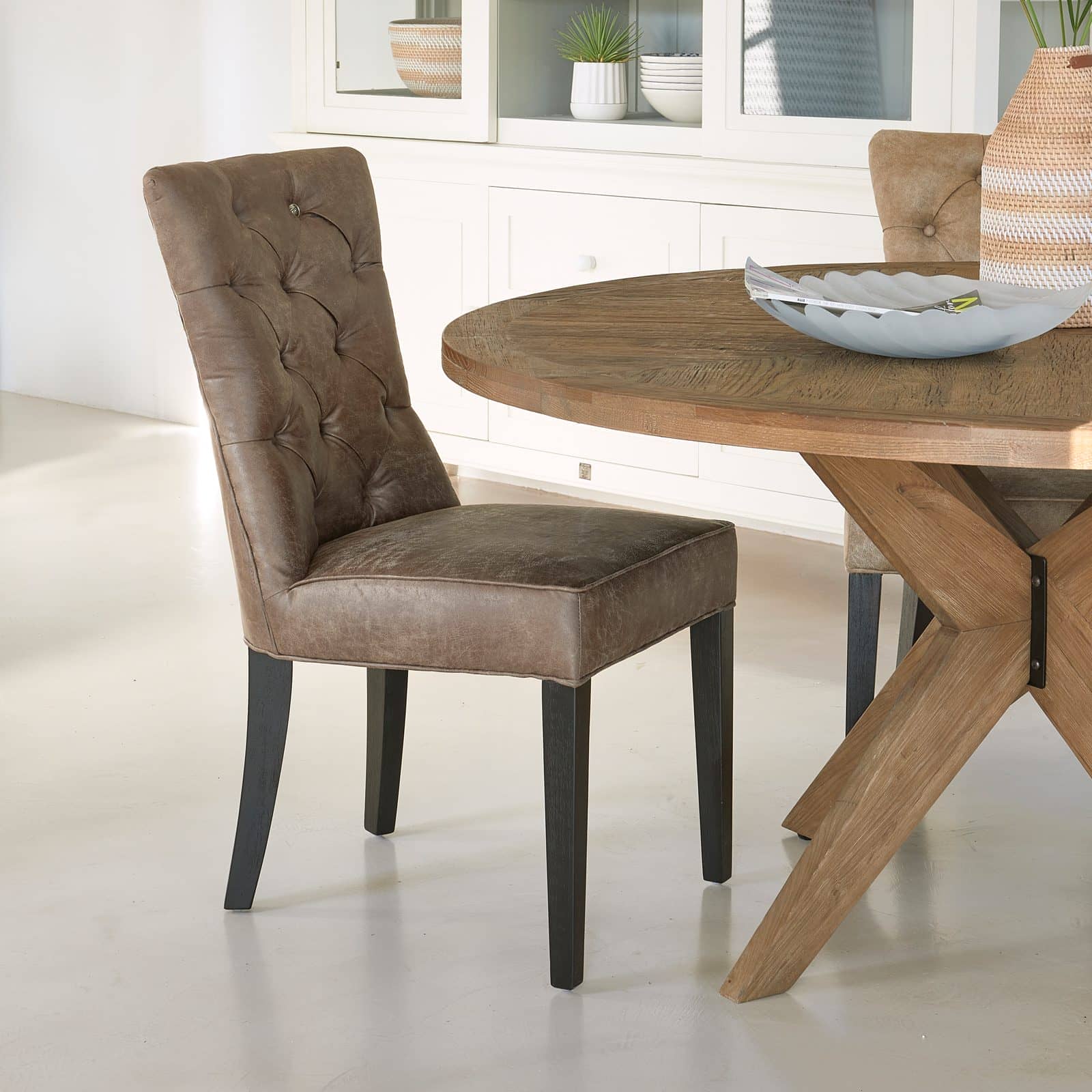 Balmoral Dining Chair Pel Coffee