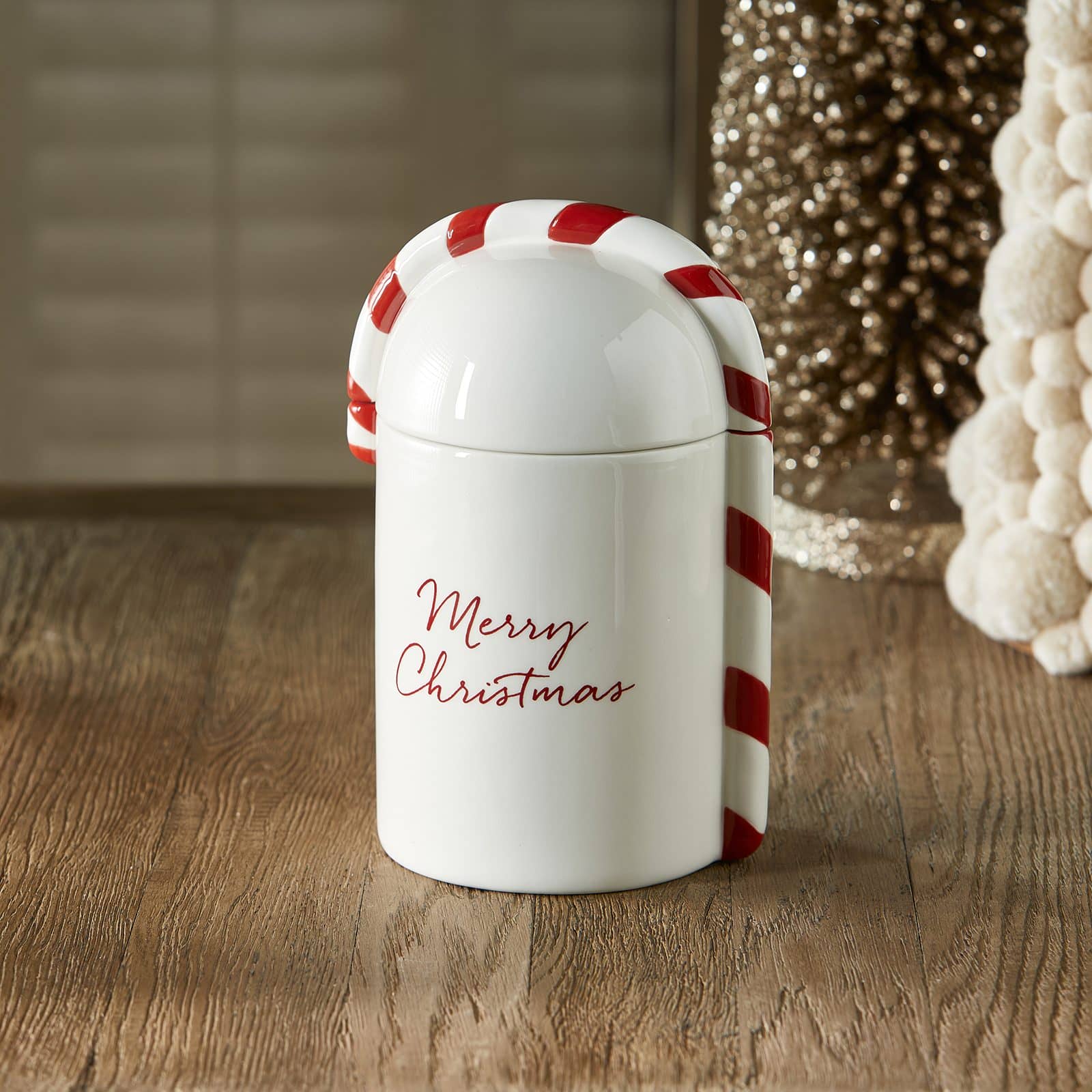 Christmas Candy Cane Storage Jar - Bilde 3