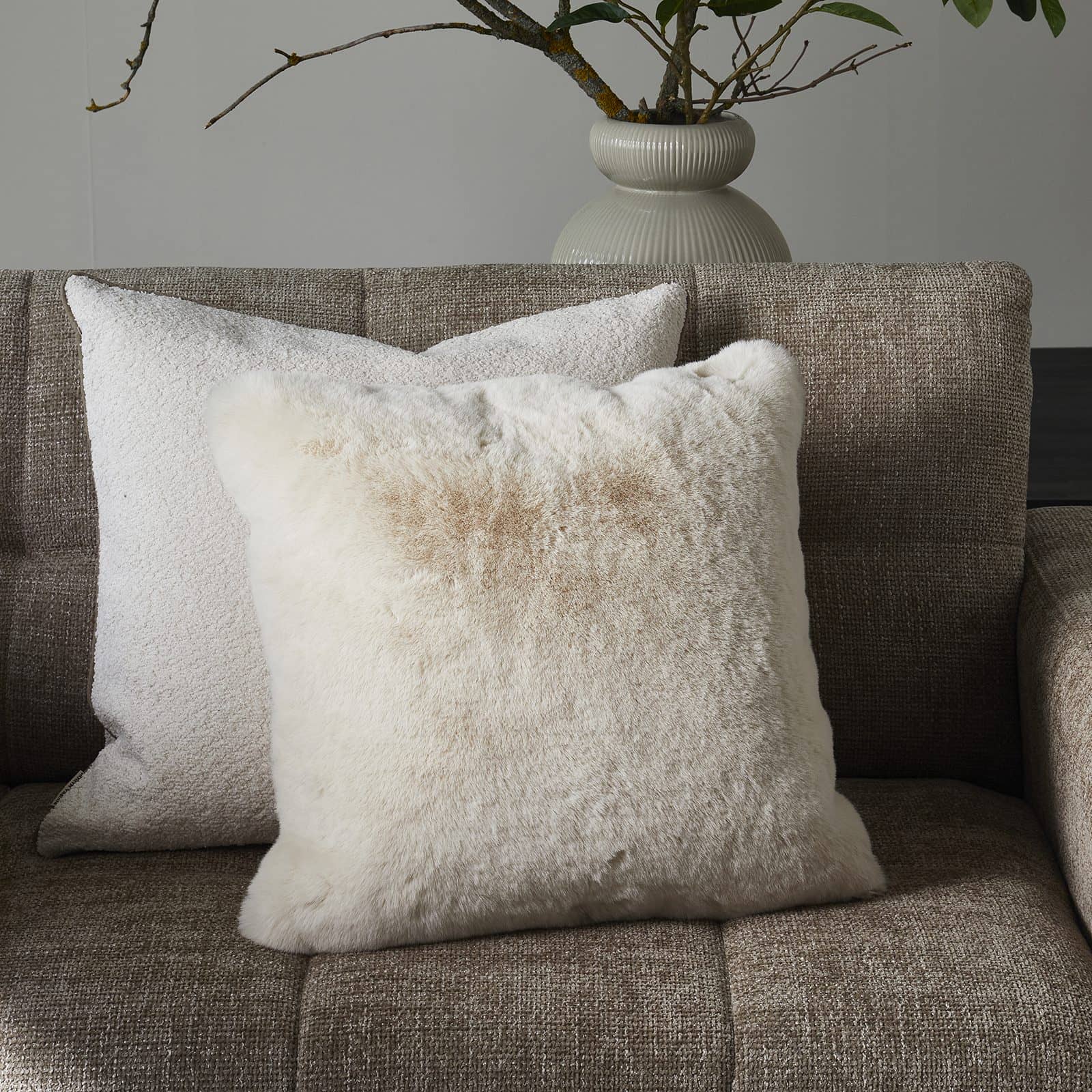 Heather Faux Fur Pillow Cover 50x50
