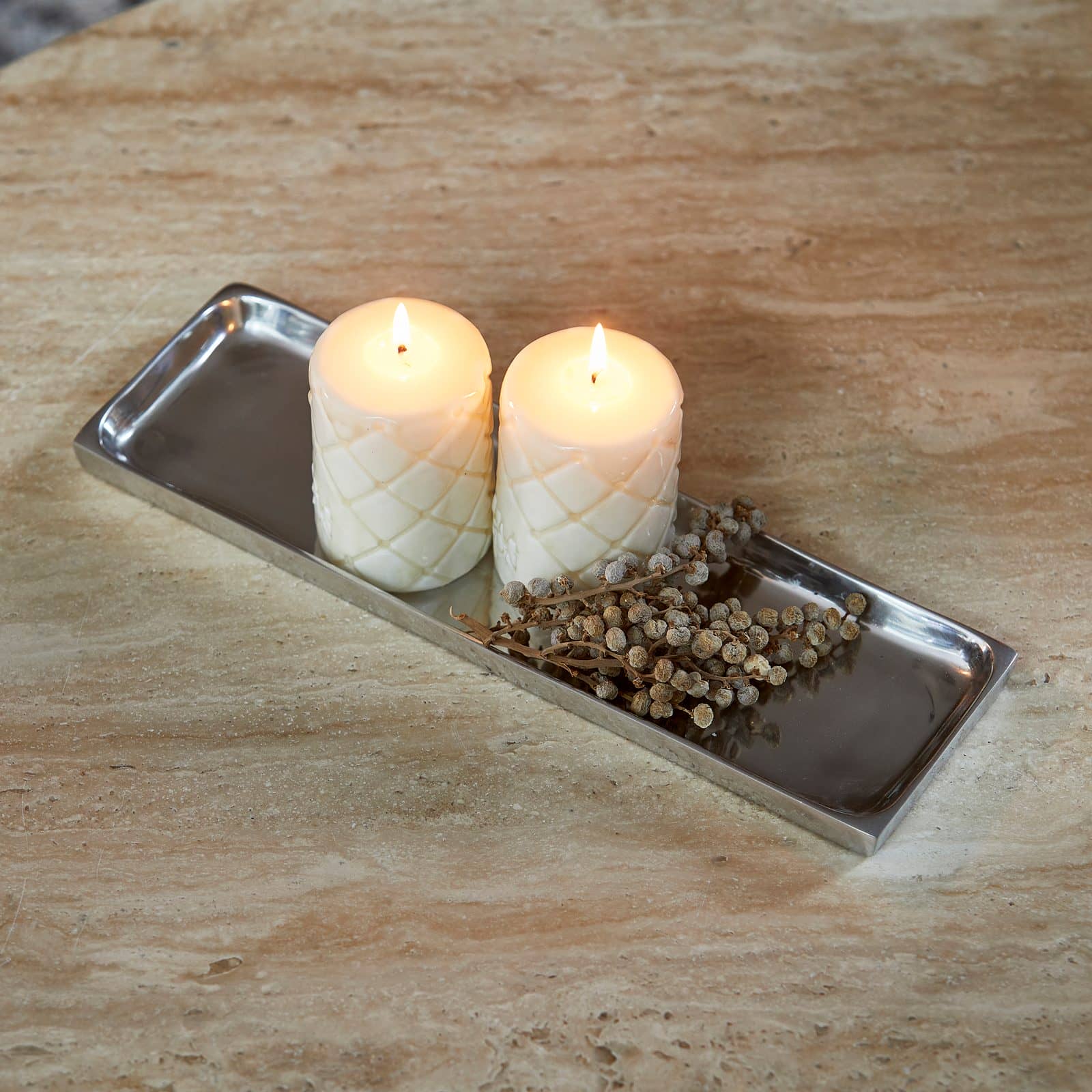 Juliette Candle Platter Rectangular