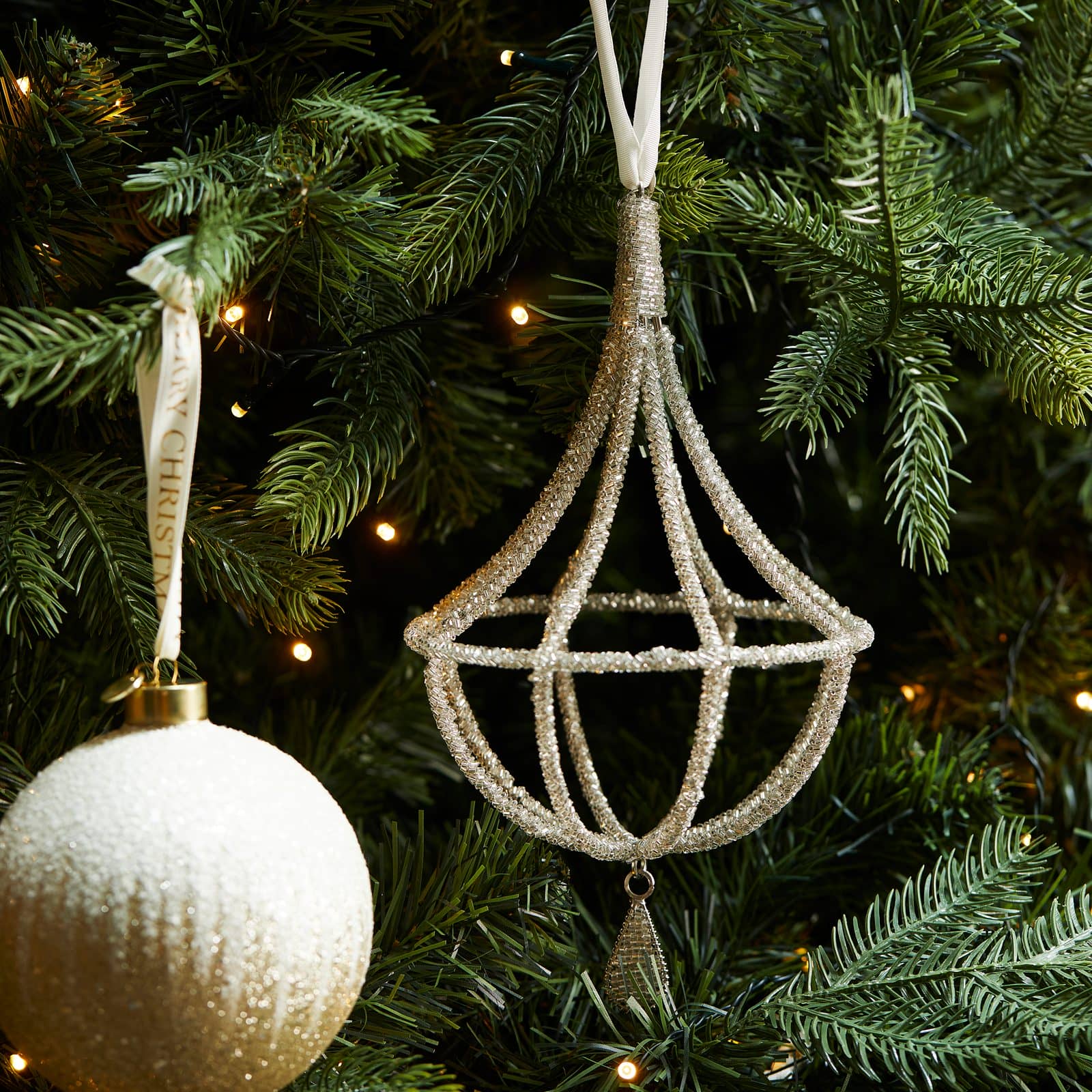 Shimmering Chandelier Ornament L