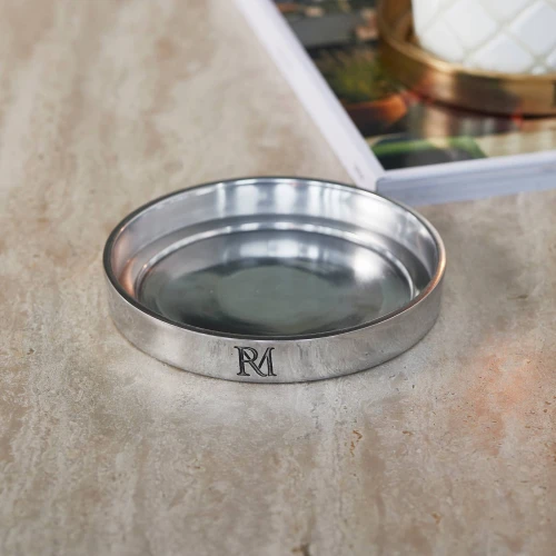 RM Maxime Candle Platter silver L