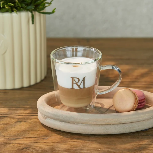 RM Double Wall Monogram Glass M