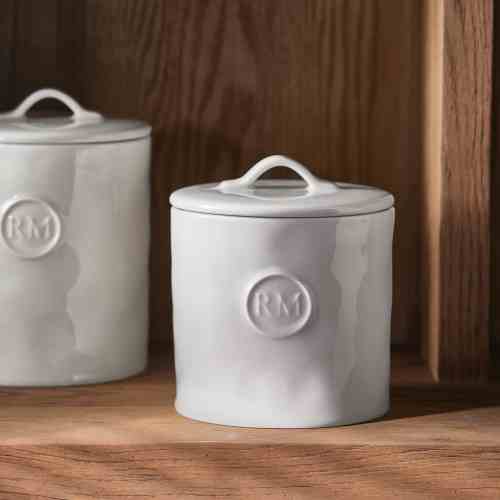 Portofino Storage Jar white S