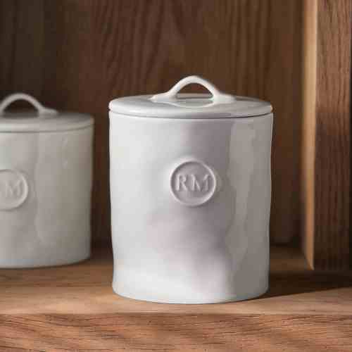 Portofino Storage Jar white M