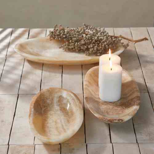 Onyx Decoration Plates Set of 3