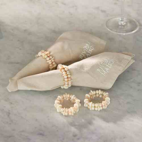 Pearl Muse Napkin Ring Set of 4