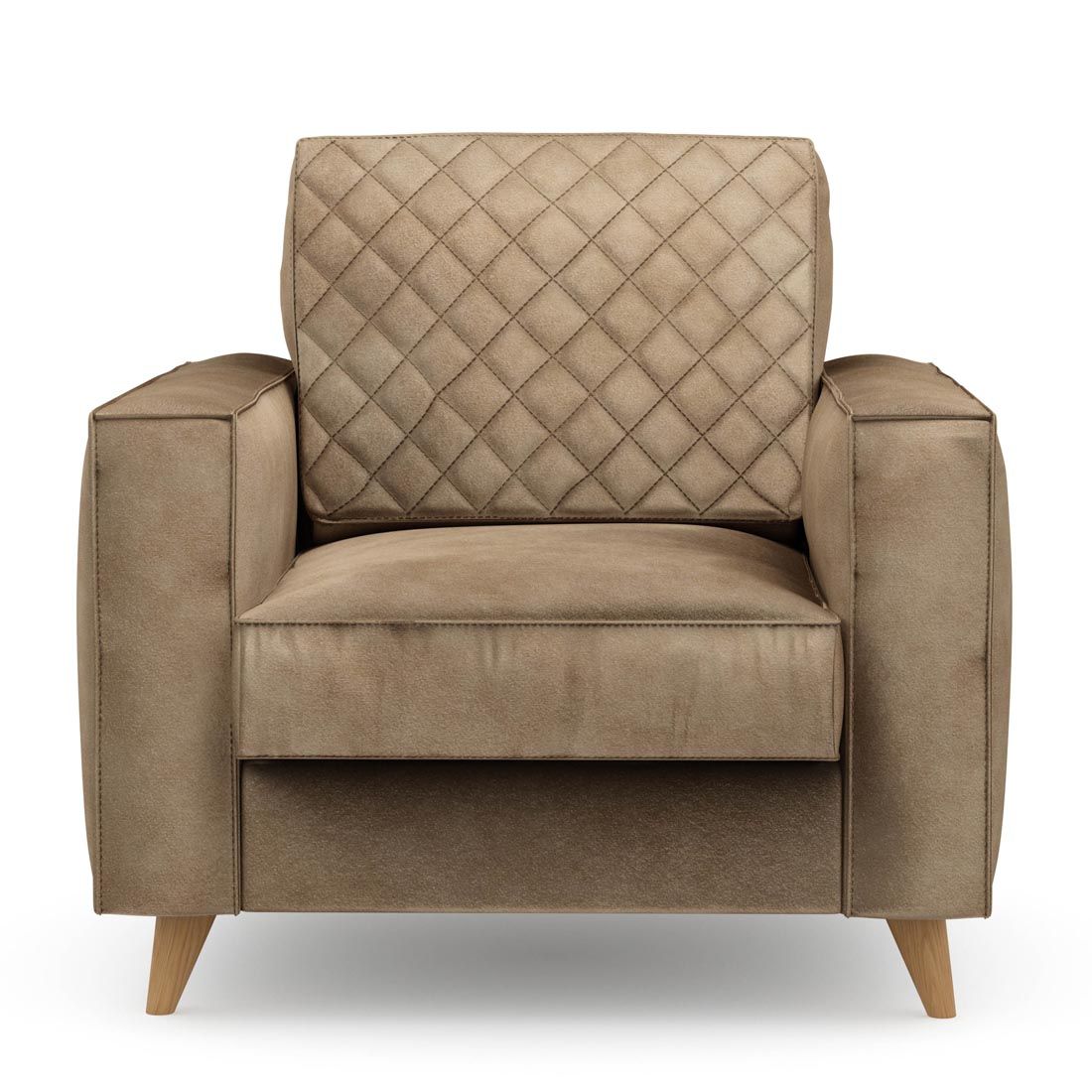 Kendall Armchair Velvet GlBeige - Bilde 2