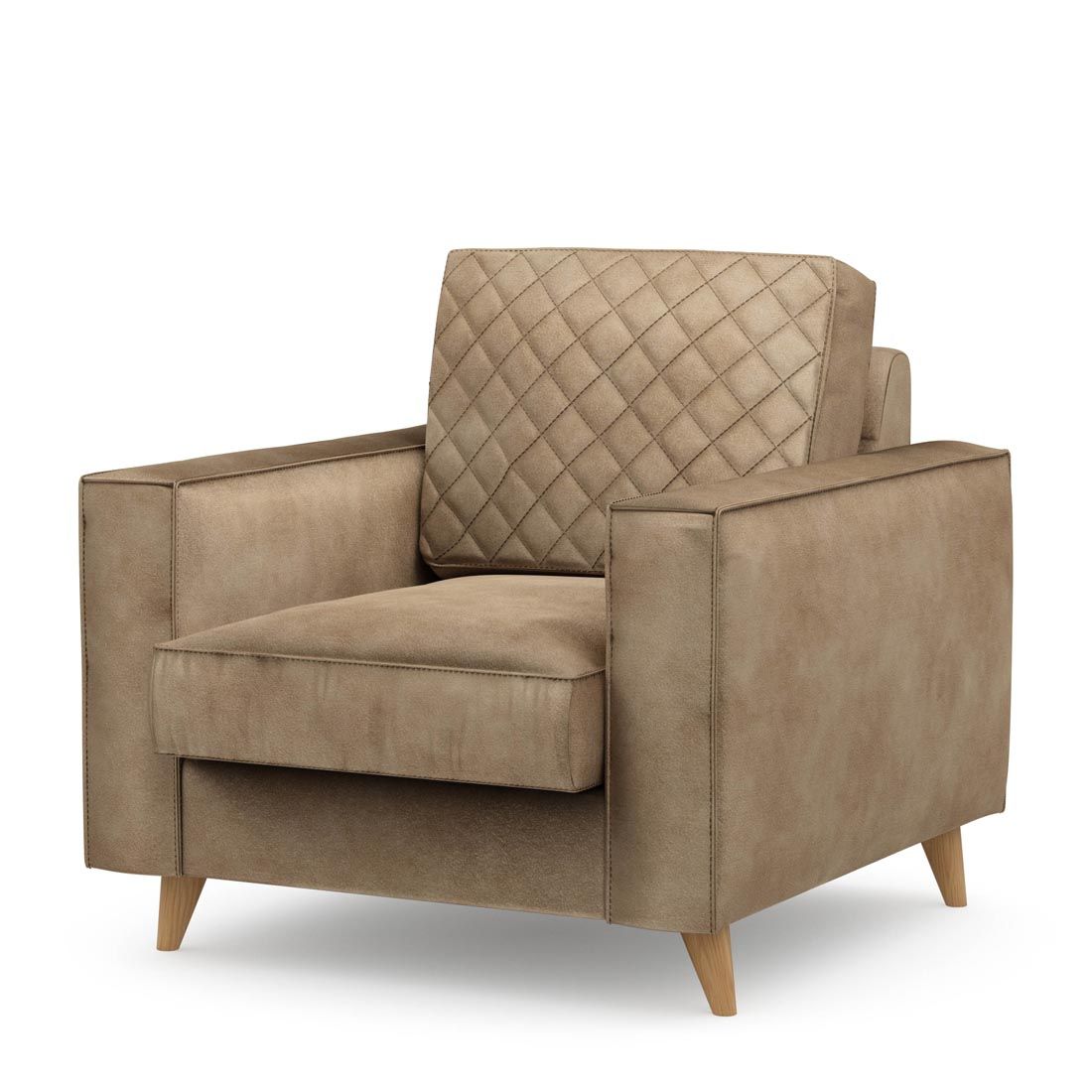 Kendall Armchair Velvet GlBeige