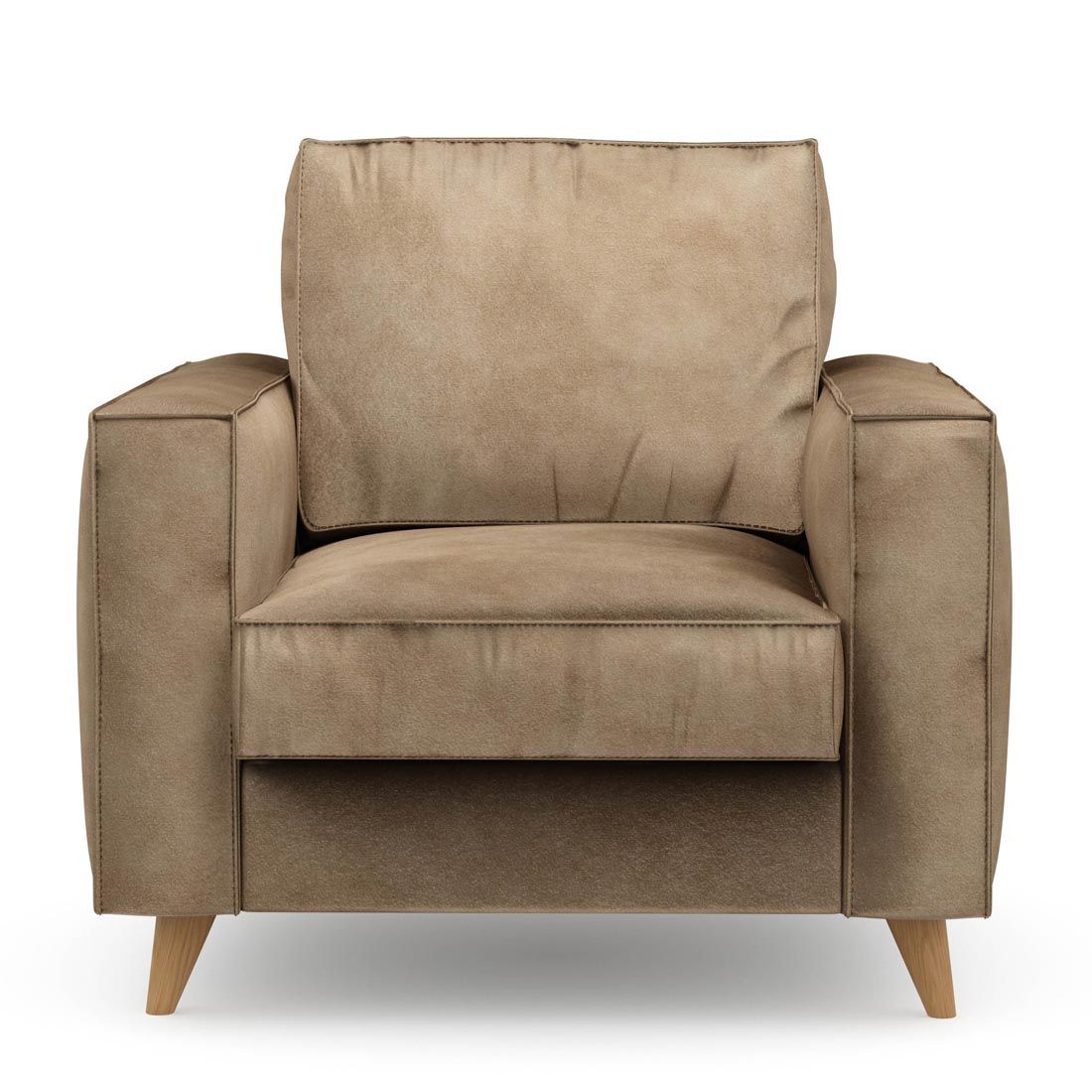 Kendall Armchair Velvet GlBeige - Bilde 4