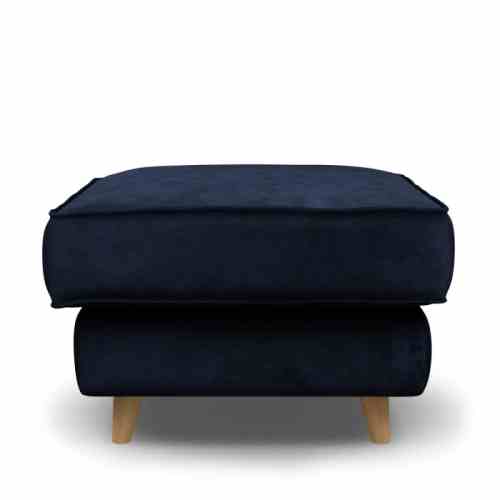 Kendall Footstool 70x70 Vel EsBlue