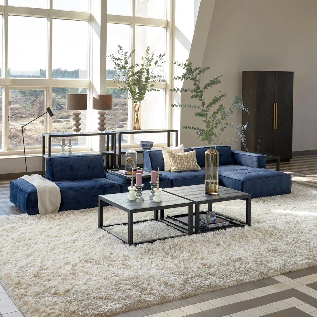 Brandon Lounger Left Vel EstBlue - Bilde 14