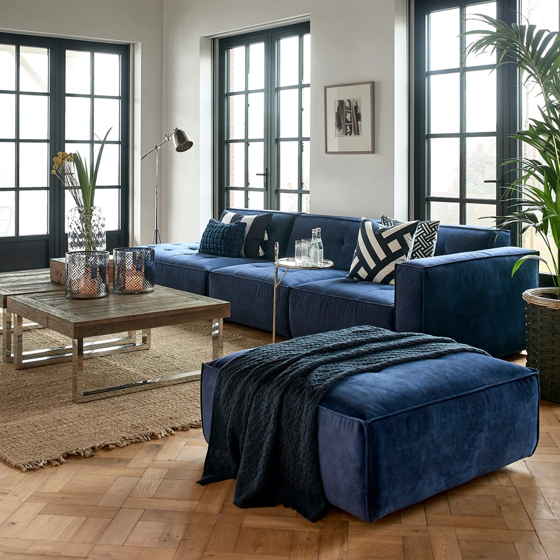 Brandon Lounger Left Vel EstBlue - Bilde 13