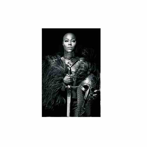 Bilde av Glass picture warrior lady