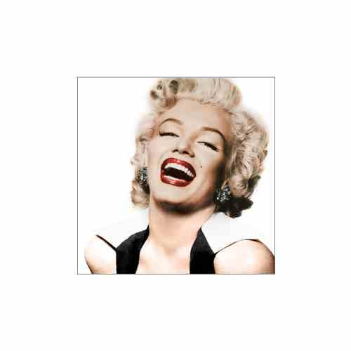 Bilde av Glass picture Marilyn Monroe