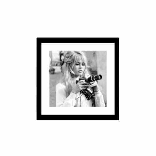 Bilde av Glass picture w/ frame Brigitte Bardot no.2