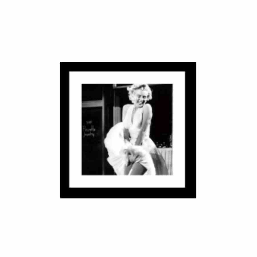 Bilde av Glass picture w/frame Marilyn Monroe no.2