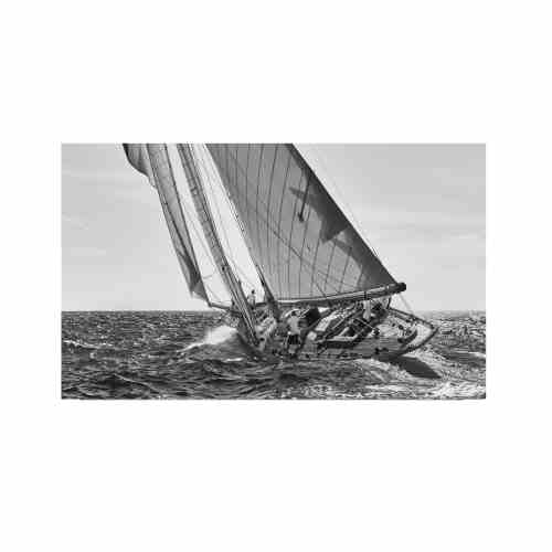 Bilde av Glass picture sailboat