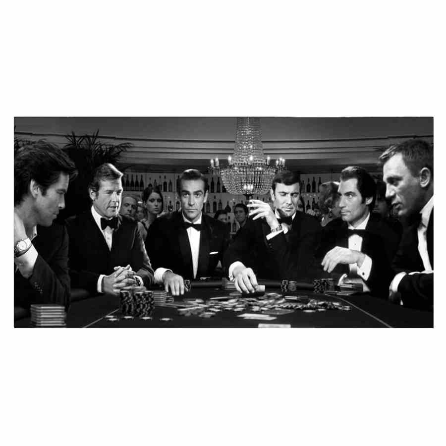 Bilde av Glass picture All James Bond casino