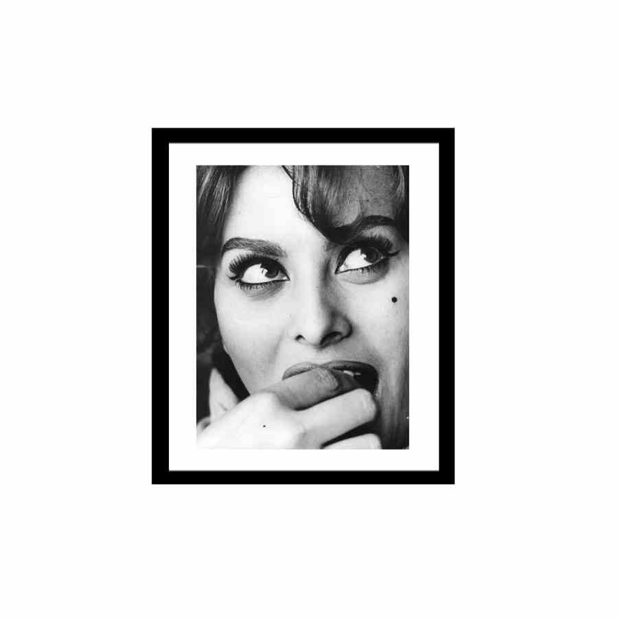 Bilde av Glass picture w/frame Sophia Loren