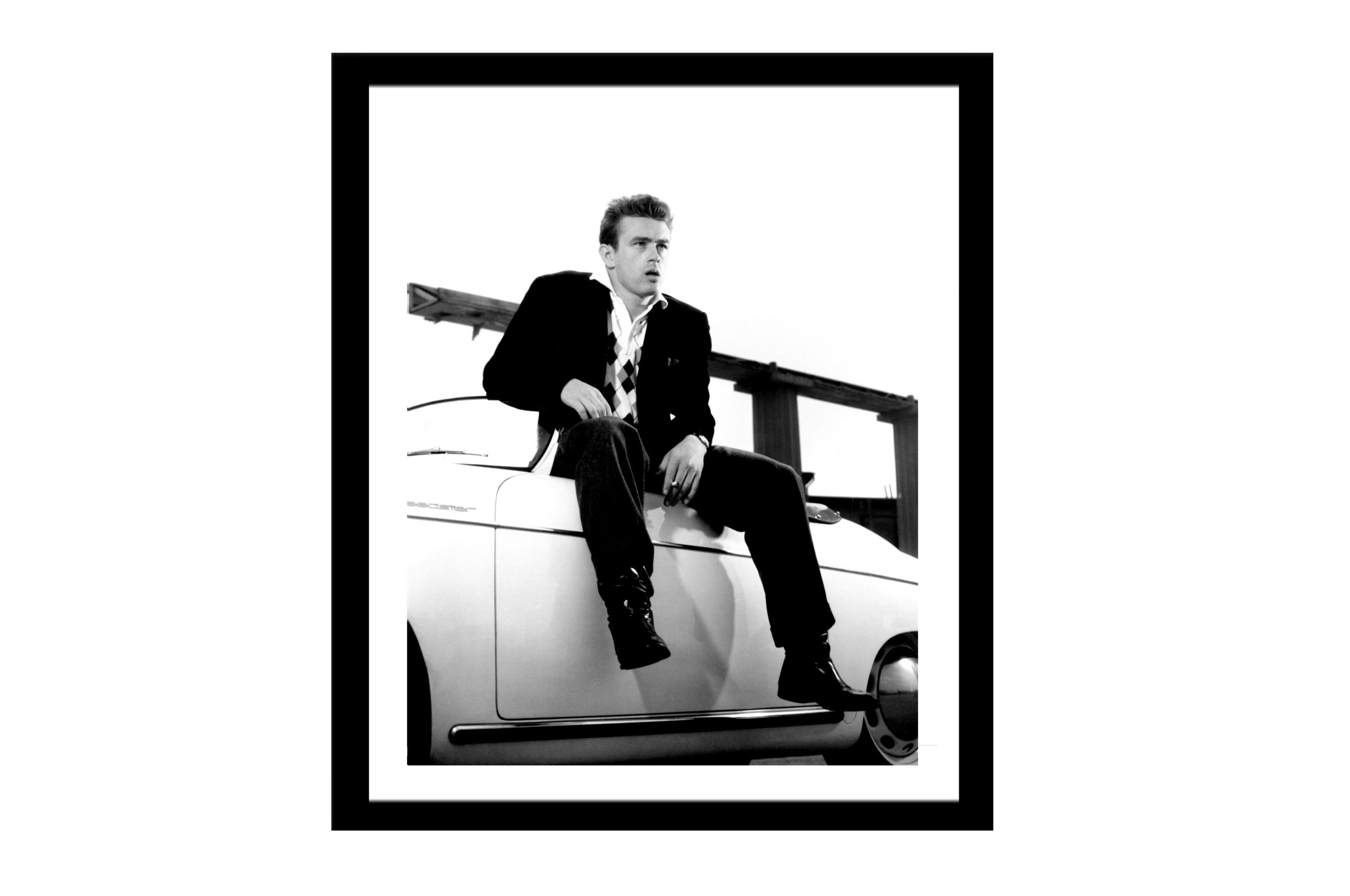 Bilde av Glass picture w/frame James Dean And Speedst