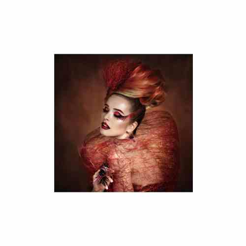 Bilde av Glass picture Lady in red