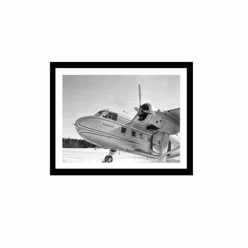 Bilde av Glass picture w/frame fjellfly