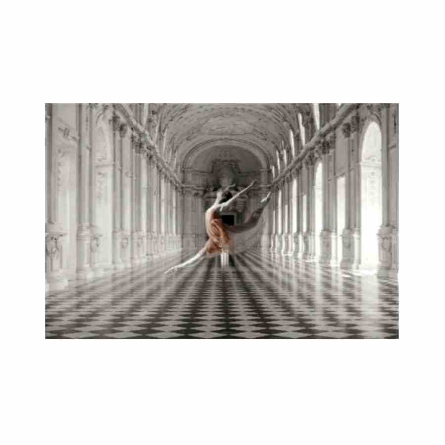 Bilde av Glass picture Ballet dancer hall