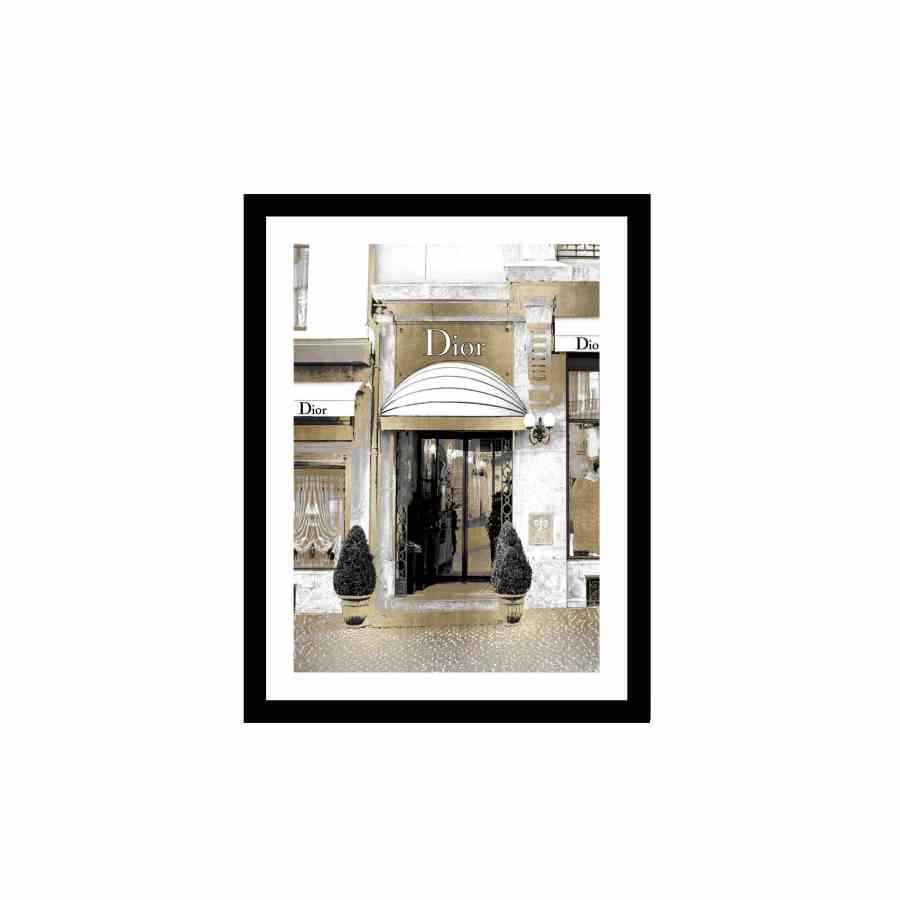 Bilde av Glass picture w/frame Dior