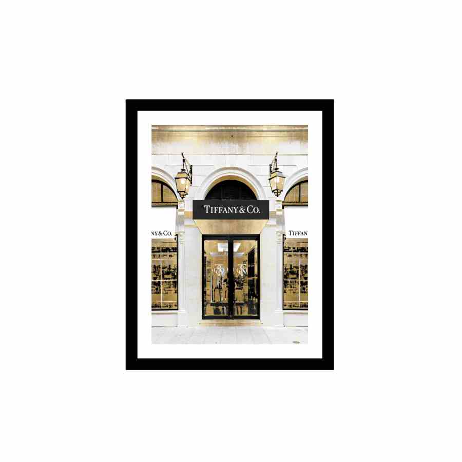 Bilde av Glass picture w/frame Tiffany & Co