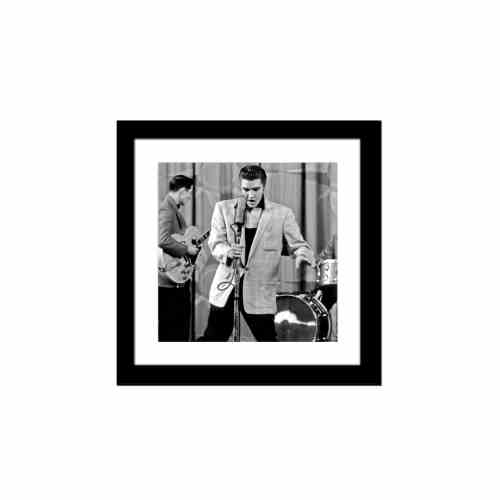 Bilde av Glass picture w/frame Elvis Presley