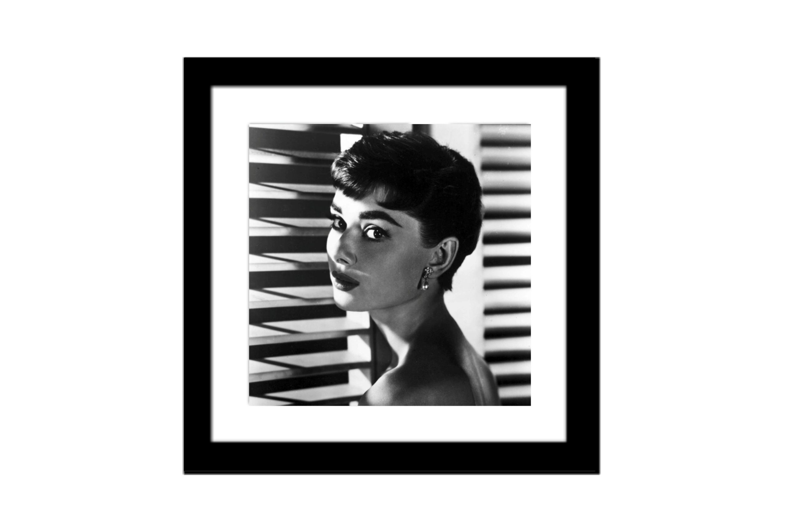 Bilde av Glass picture w/frame Audrey Hepburn no 2