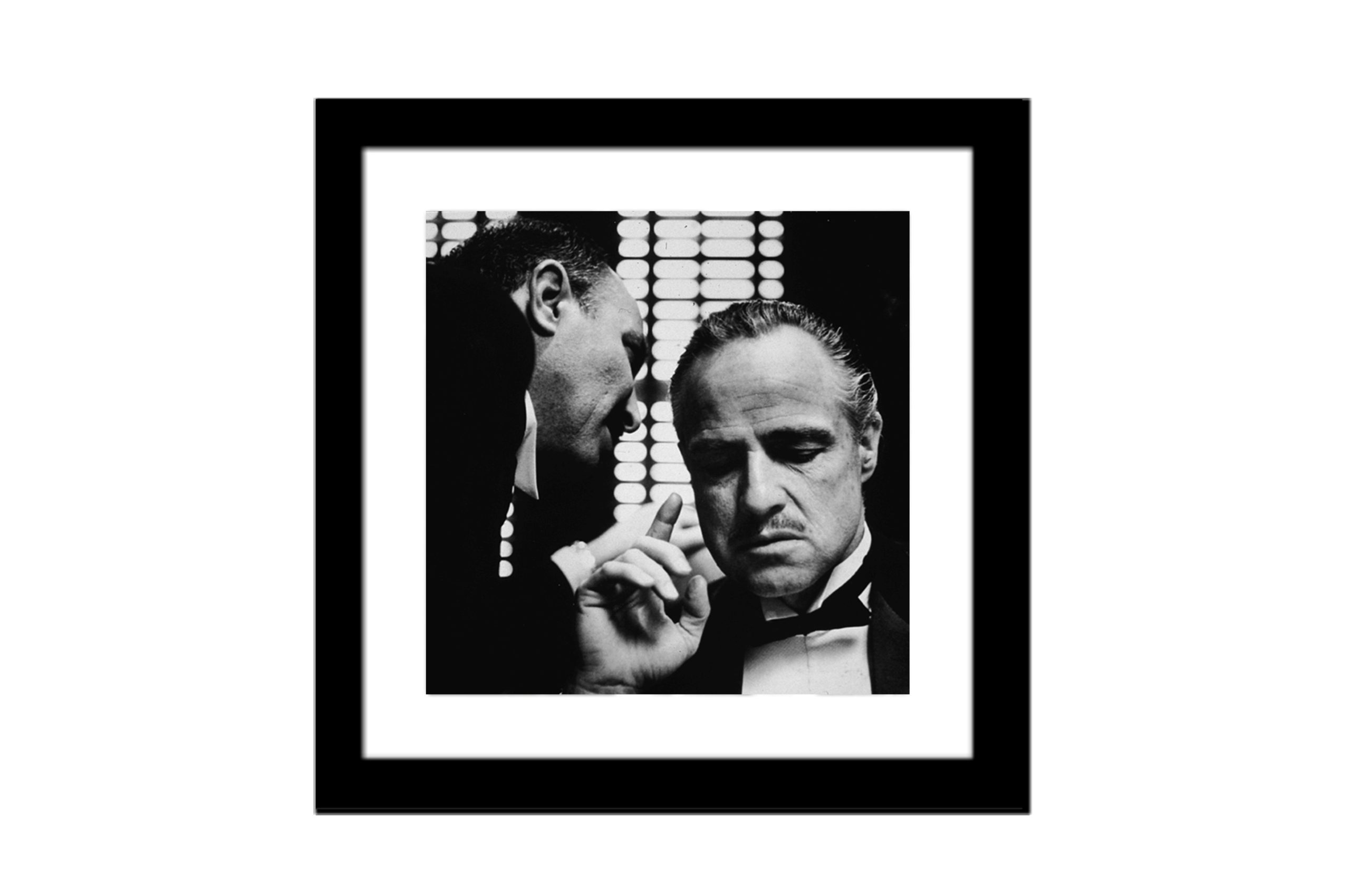 Bilde av Glass picture w/frame Marlon Brando