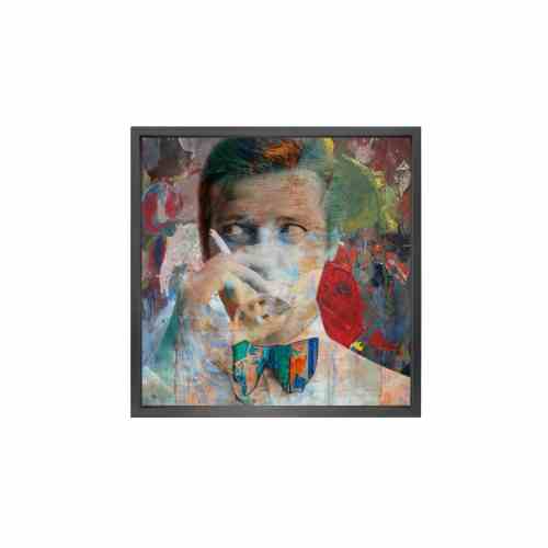 Bilde av Canvas picture 5cm black frame Roger Moore