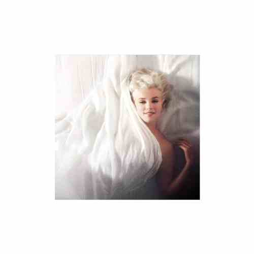 Bilde av Glass picture Marilyn Monroe in bed
