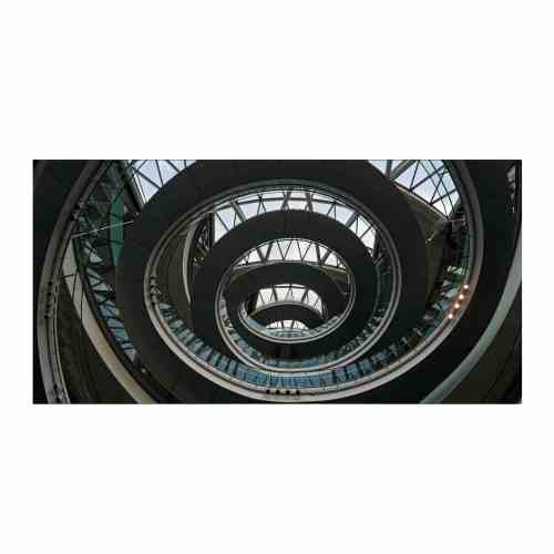 Bilde av Glass picture City Hall London Spiral Staircase 90cm x180cm