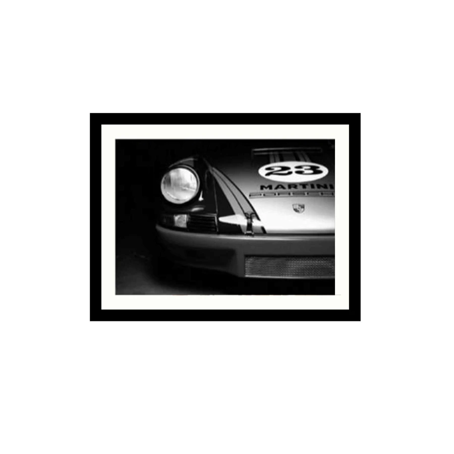 Bilde av Glass picture w/frame Porsche racing