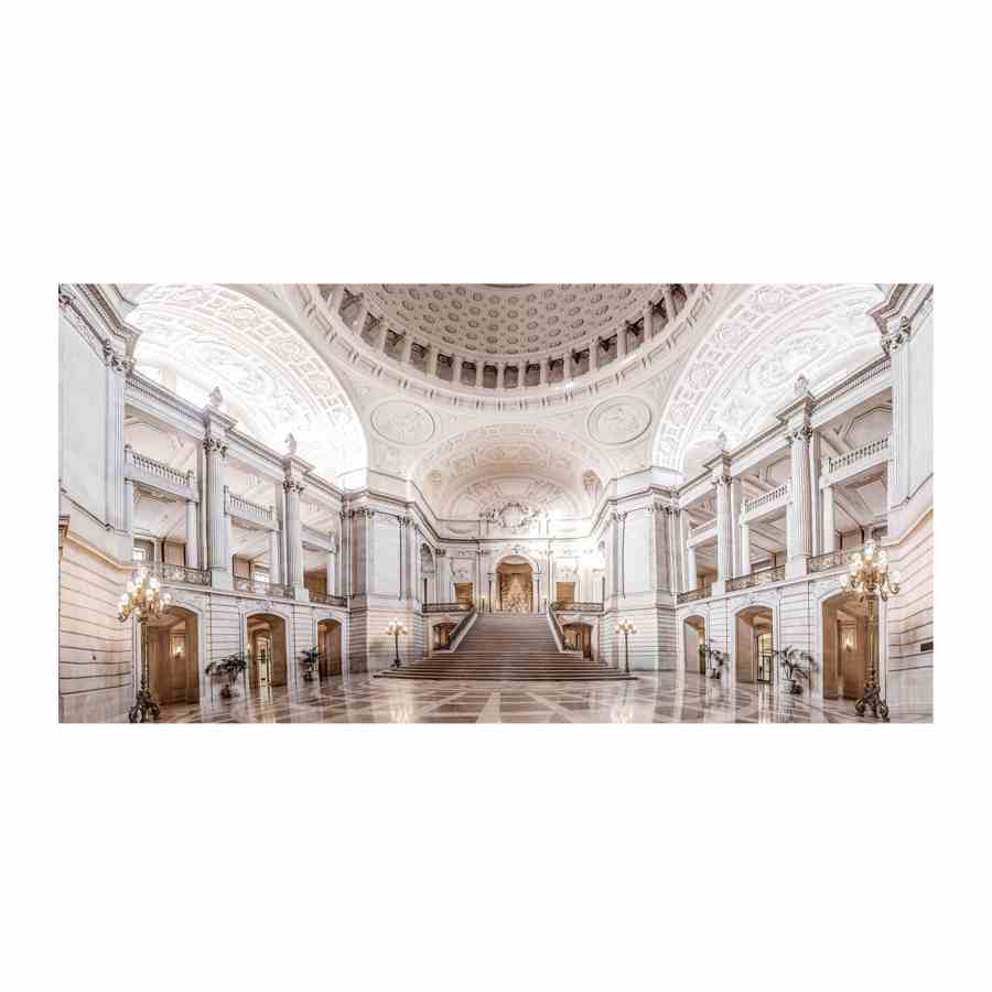 Bilde av Glass picture San Francisco City Hall 90cm x180cm