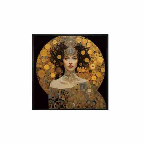 Bilde av Canvas 5cm black frame Queen Isabella - 120cmx120cm
