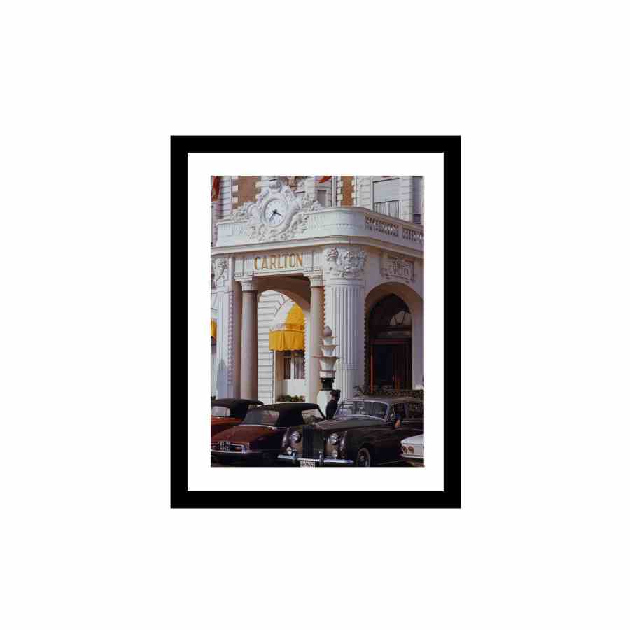 Bilde av Glass picture w/frame The Carlton Hotel in Cannes