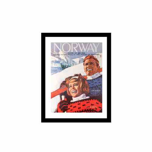 Bilde av Glass picture w/frame Heroes Of Telemark