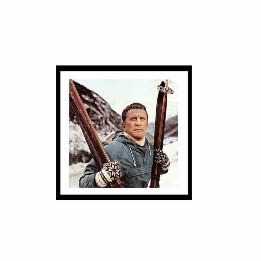 Bilde av Glass picture w/frame Heroes Tel. Kirk Douglas