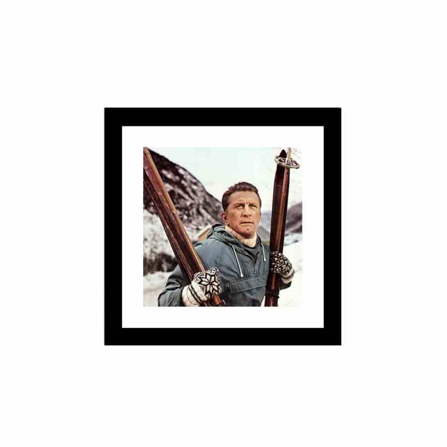 Bilde av Glass picture w/frame Heroes Tel. Kirk Douglas