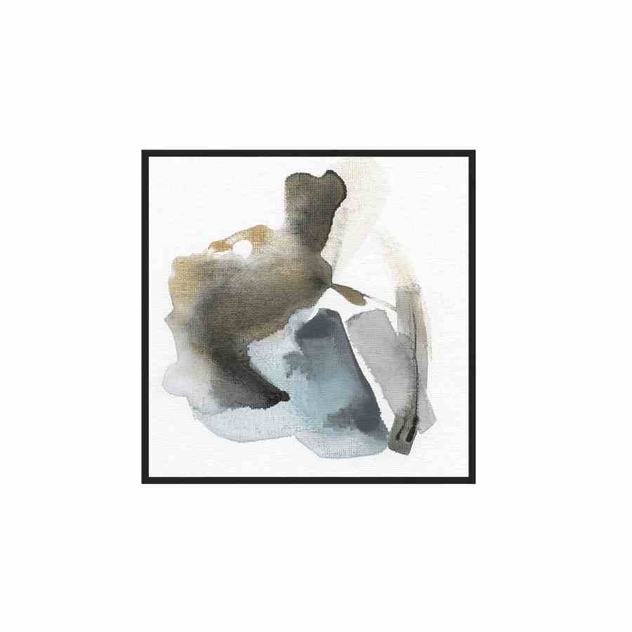 Bilde av Hand painted art with frame SAND AND SKY